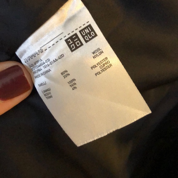 Uniqlo Navy Pea Coat - Picture 7 of 17